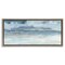 Stupell Industries Abstract Cloudy Ocean Waves Framed Floater Canvas Wall Art
